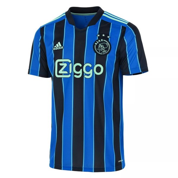 Camiseta Ajax Replica Segunda Ropa 2021/22 Azul